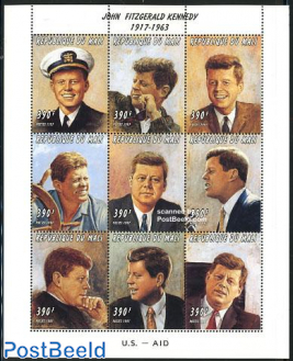 J.F. Kennedy 80th birthday 9v m/s
