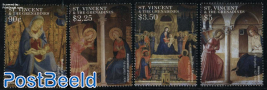 Christmas 4v, Fra Angelico Paintings