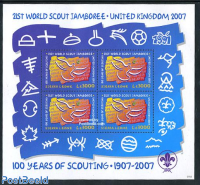 100 Years of world scouting 4v m/s