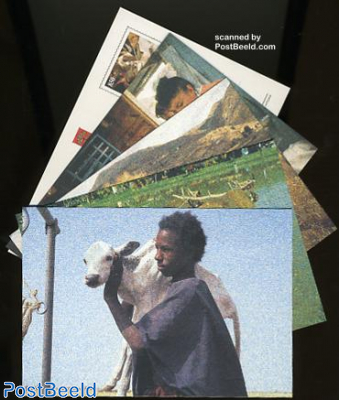 Postcard set, 50 Years FAO (5 cards)