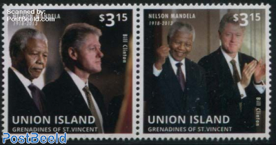 Union Island, Bill Clinton & Nelson Mandela 2v [:]